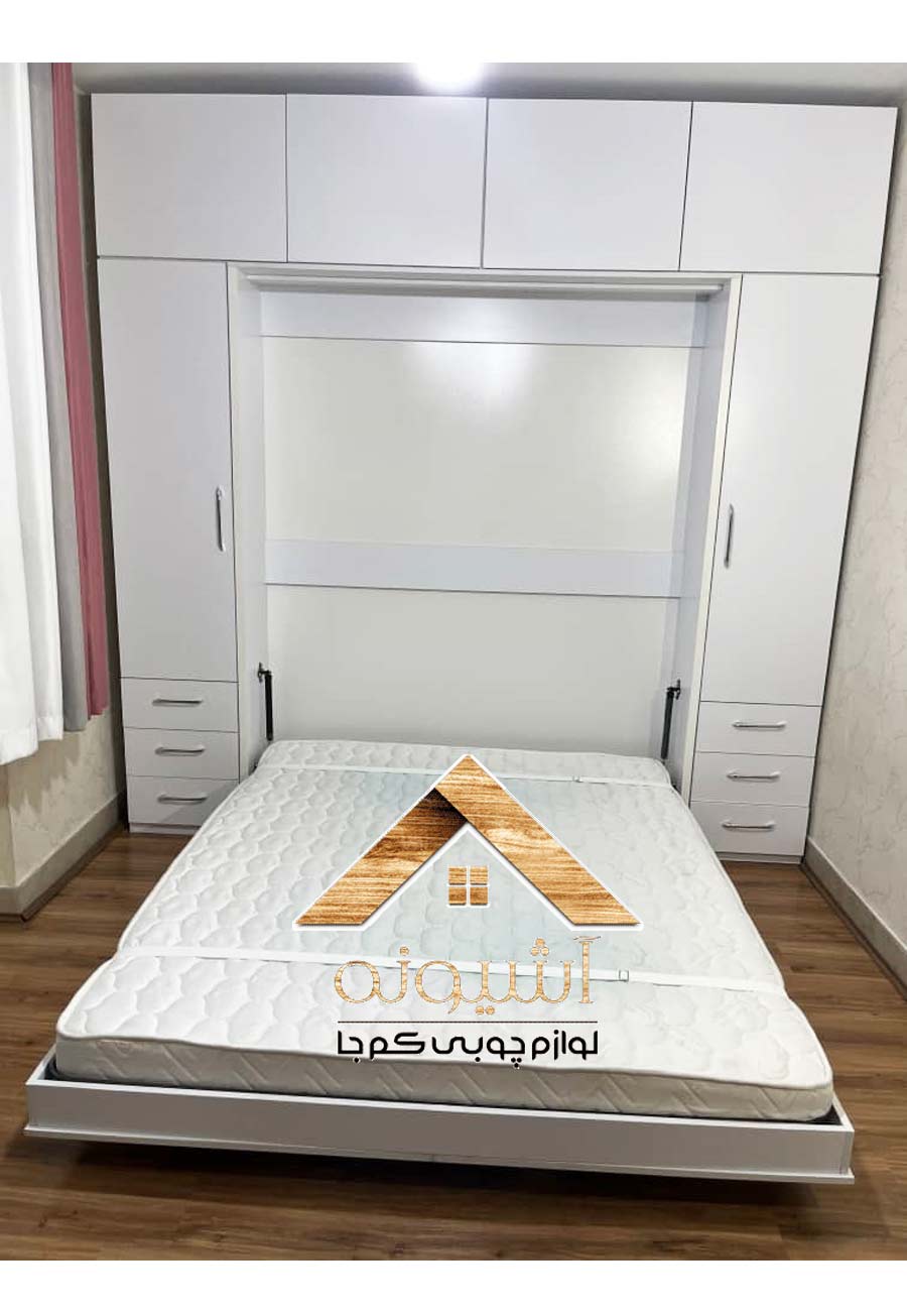 تختخواب کمجا دونفره مدل T-116 - Image 3